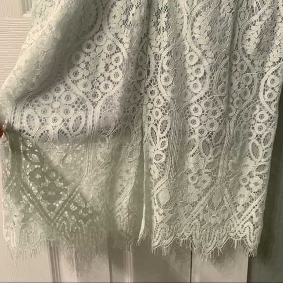 *SOLD* Lulus Light Mint Lace Dress - Picture 6 of 7